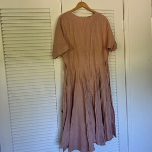 Bliss Soft Pink Long Sleeve Dress